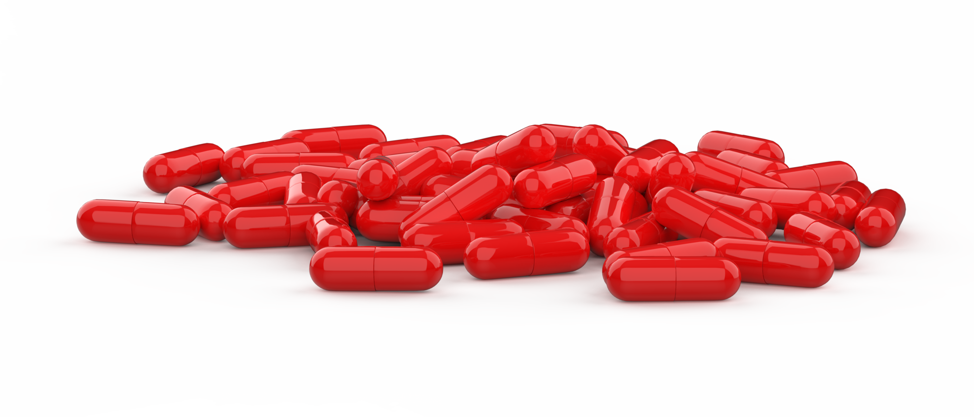 Capsule pills isolated on background. 3d rendering - illustration png
