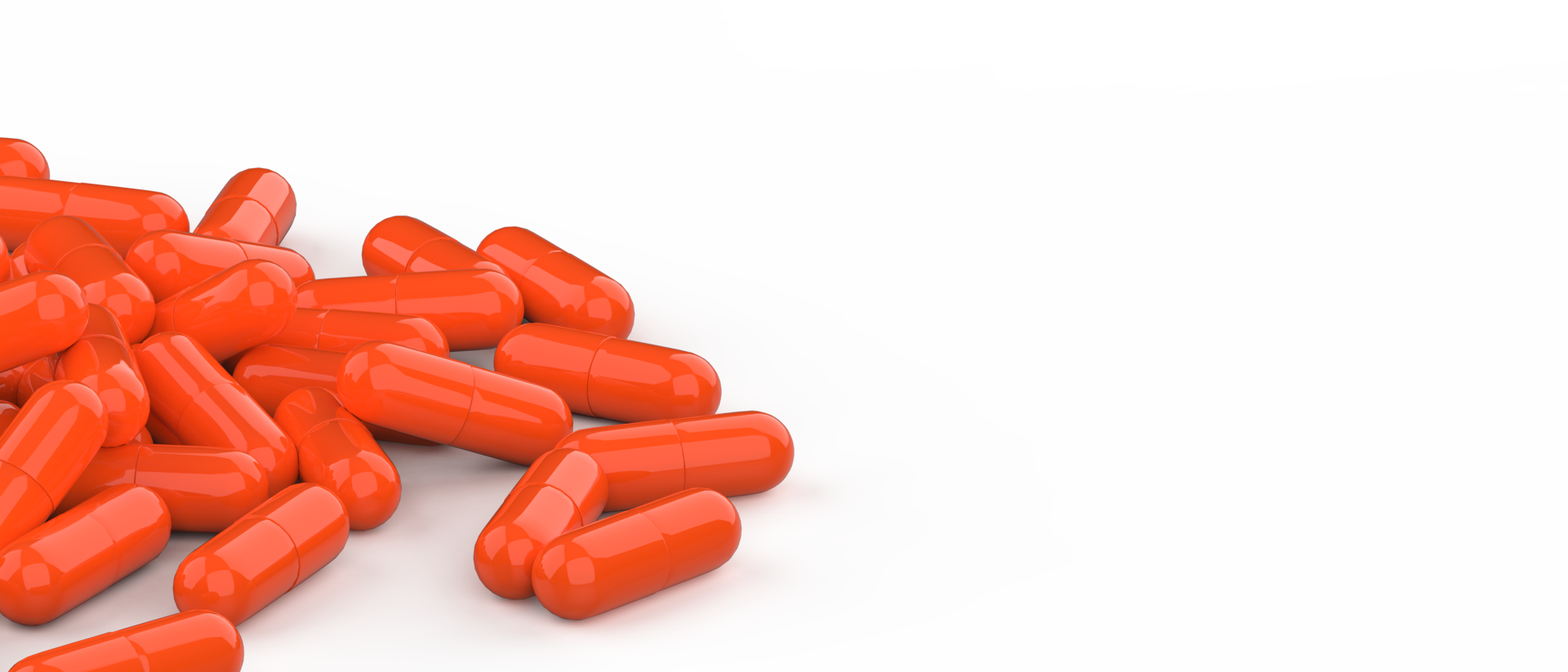 Capsule pills isolated on background. 3d rendering - illustration png