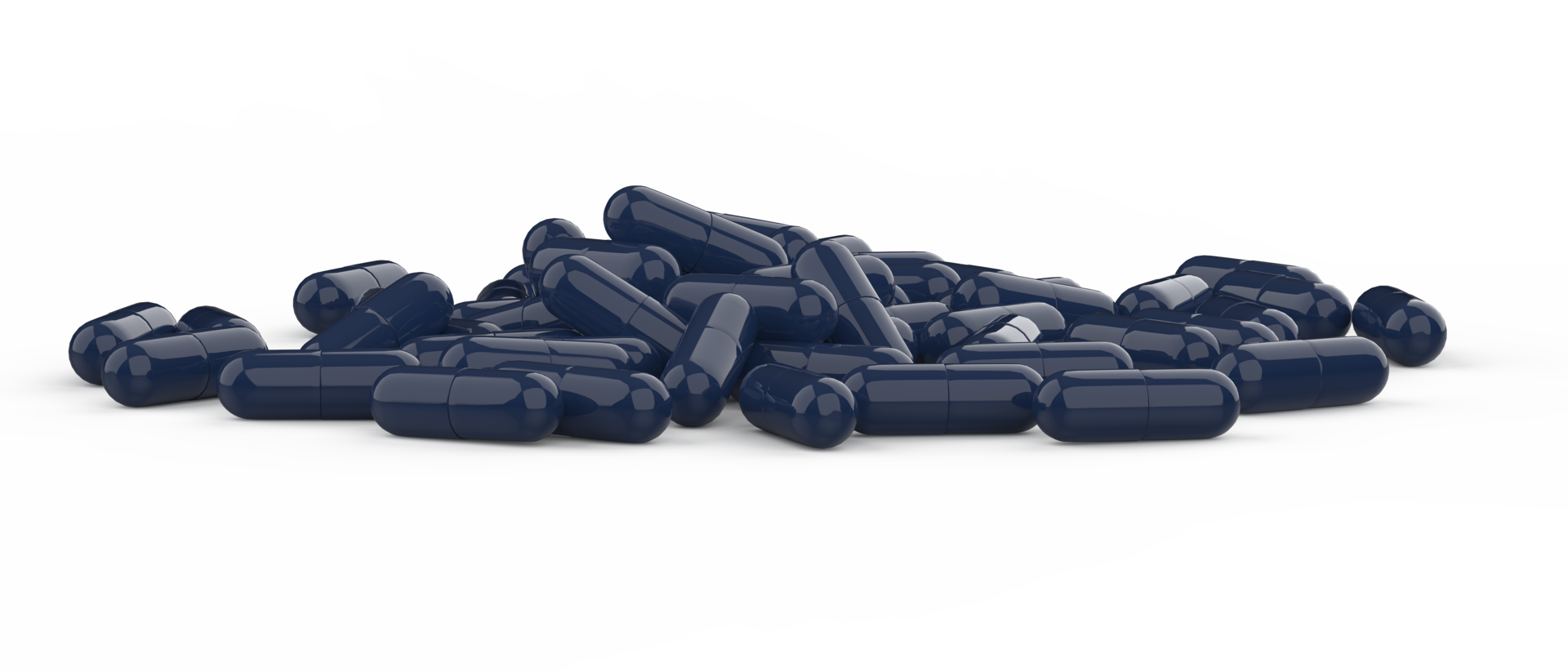 Capsule pills isolated on background. 3d rendering - illustration png