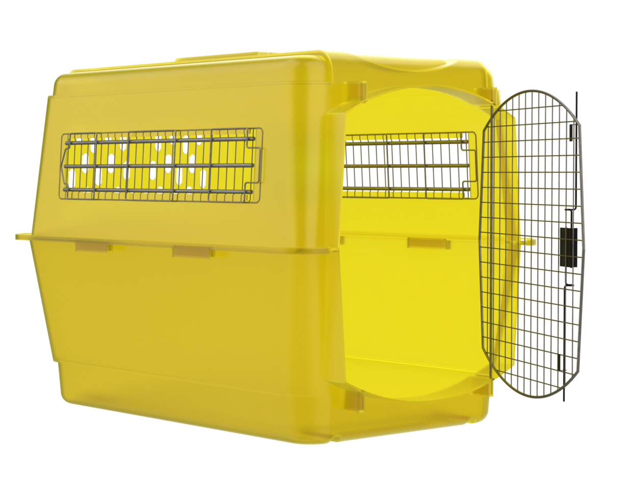 Pet cage isolated on background. 3d rendering - illustration png