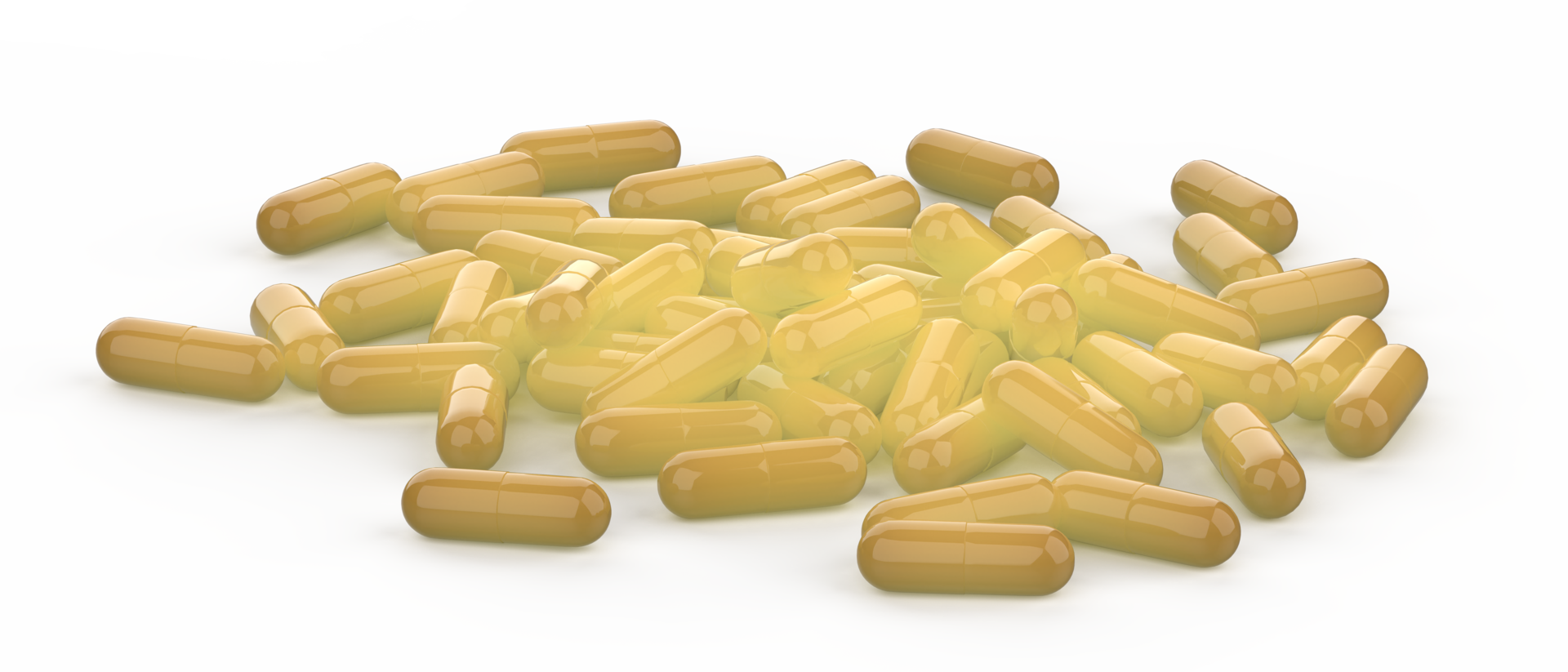 Capsule pills isolated on background. 3d rendering - illustration png