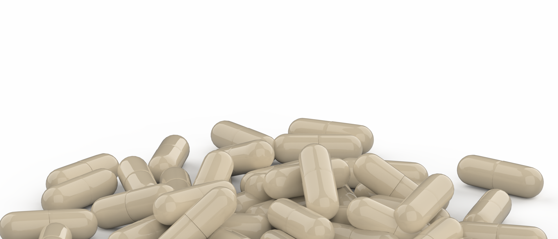 Capsule pills isolated on background. 3d rendering - illustration png