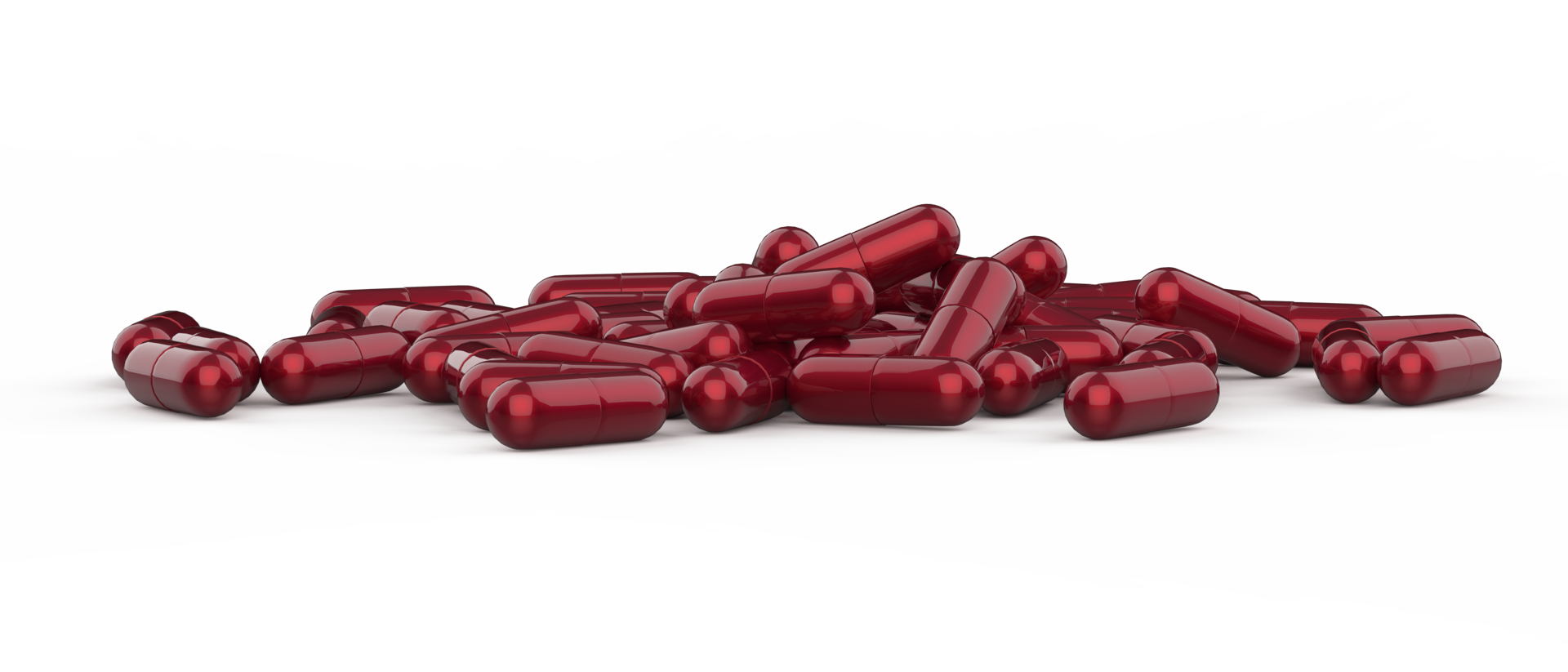 Capsule pills isolated on background. 3d rendering - illustration png