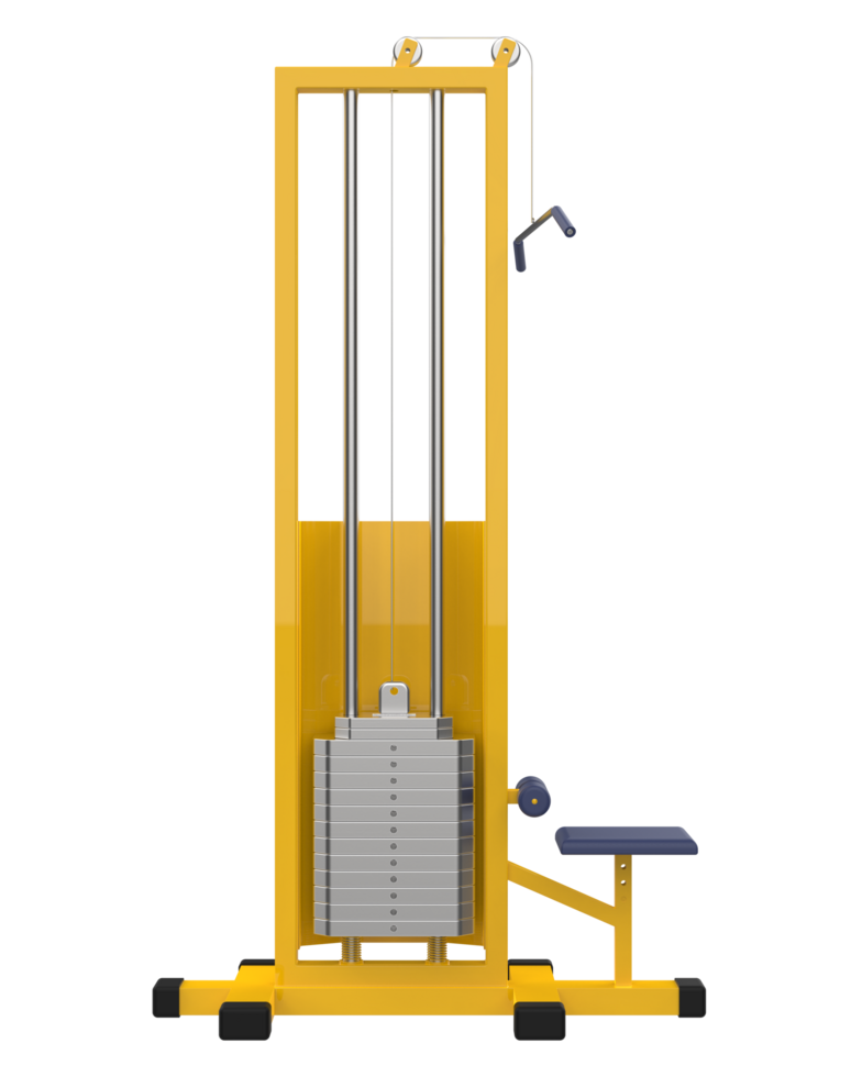 Gym equipment isolated on background. 3d rendering - illustration png