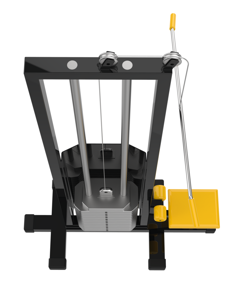 Gym equipment isolated on background. 3d rendering - illustration png