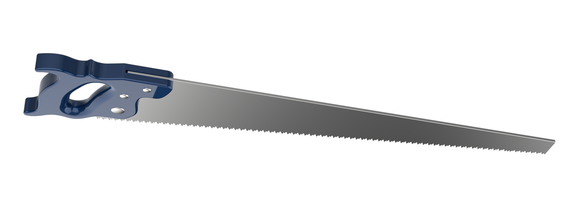 Hand saw isolated on background. 3d rendering - illustration png