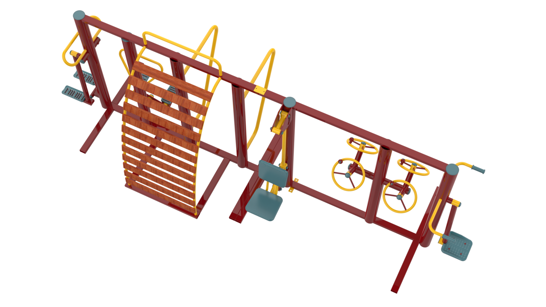 Gym equipment isolated on background. 3d rendering - illustration png