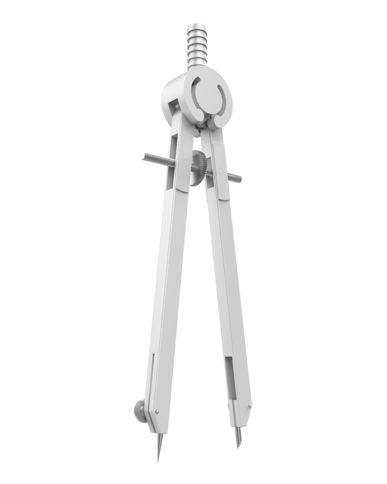 Compass isolated on background. 3d rendering - illustration png