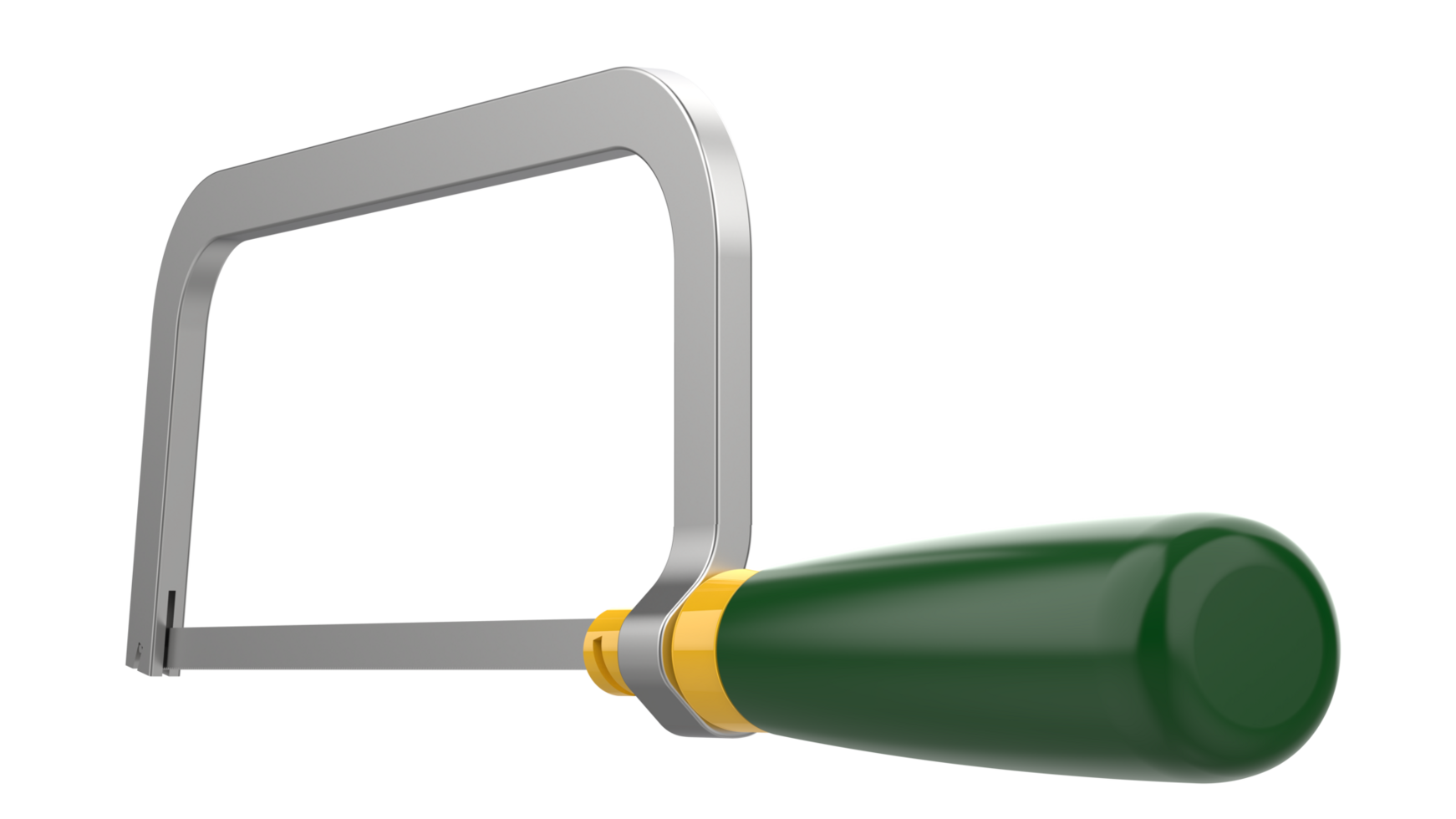 Hand saw isolated on background. 3d rendering - illustration png
