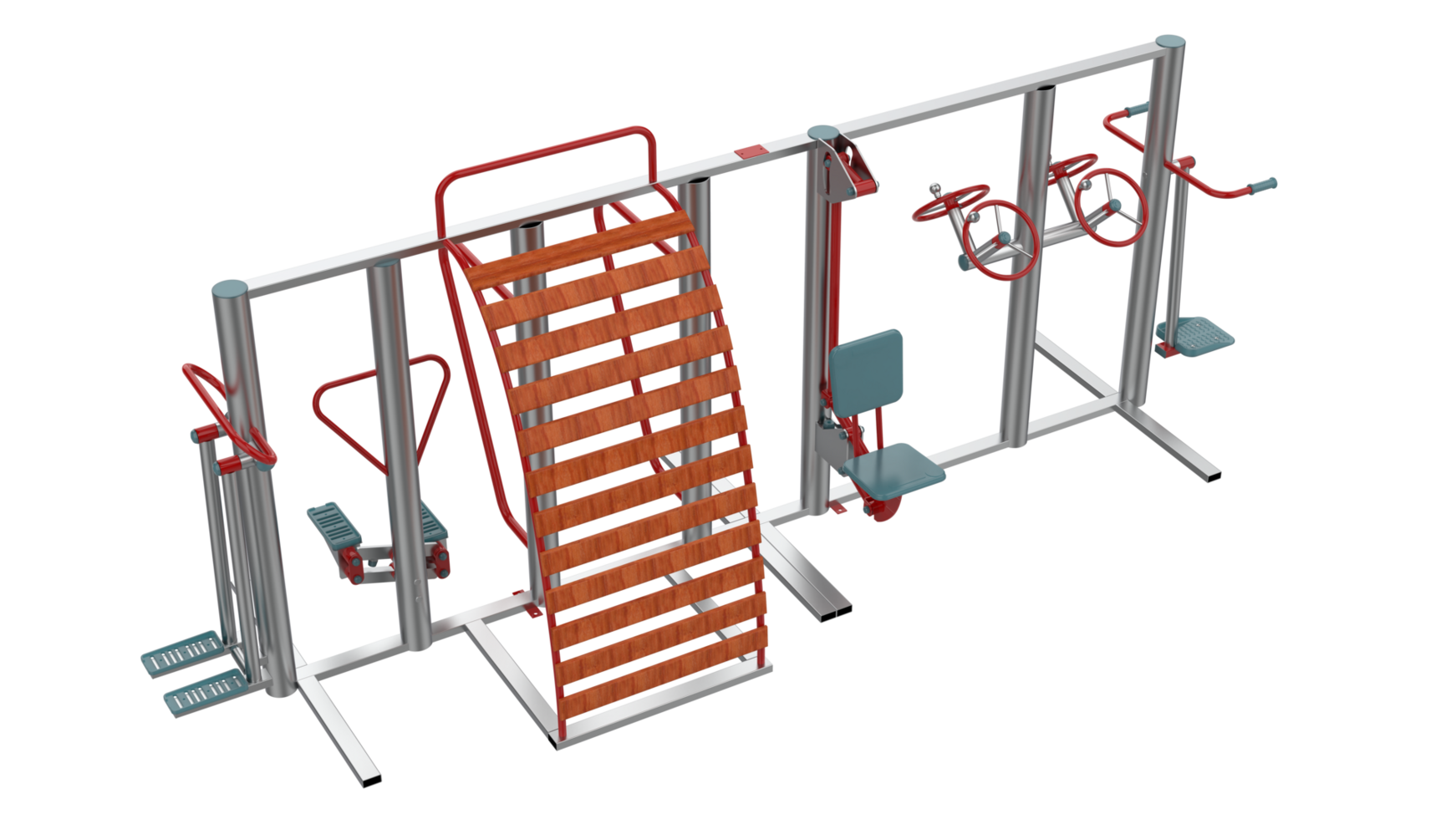 Gym equipment isolated on background. 3d rendering - illustration png