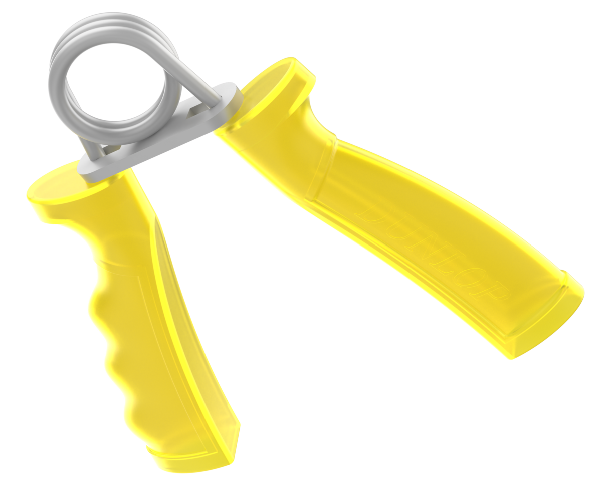 Hand grip gym equipment isolated on background. 3d rendering - illustration png