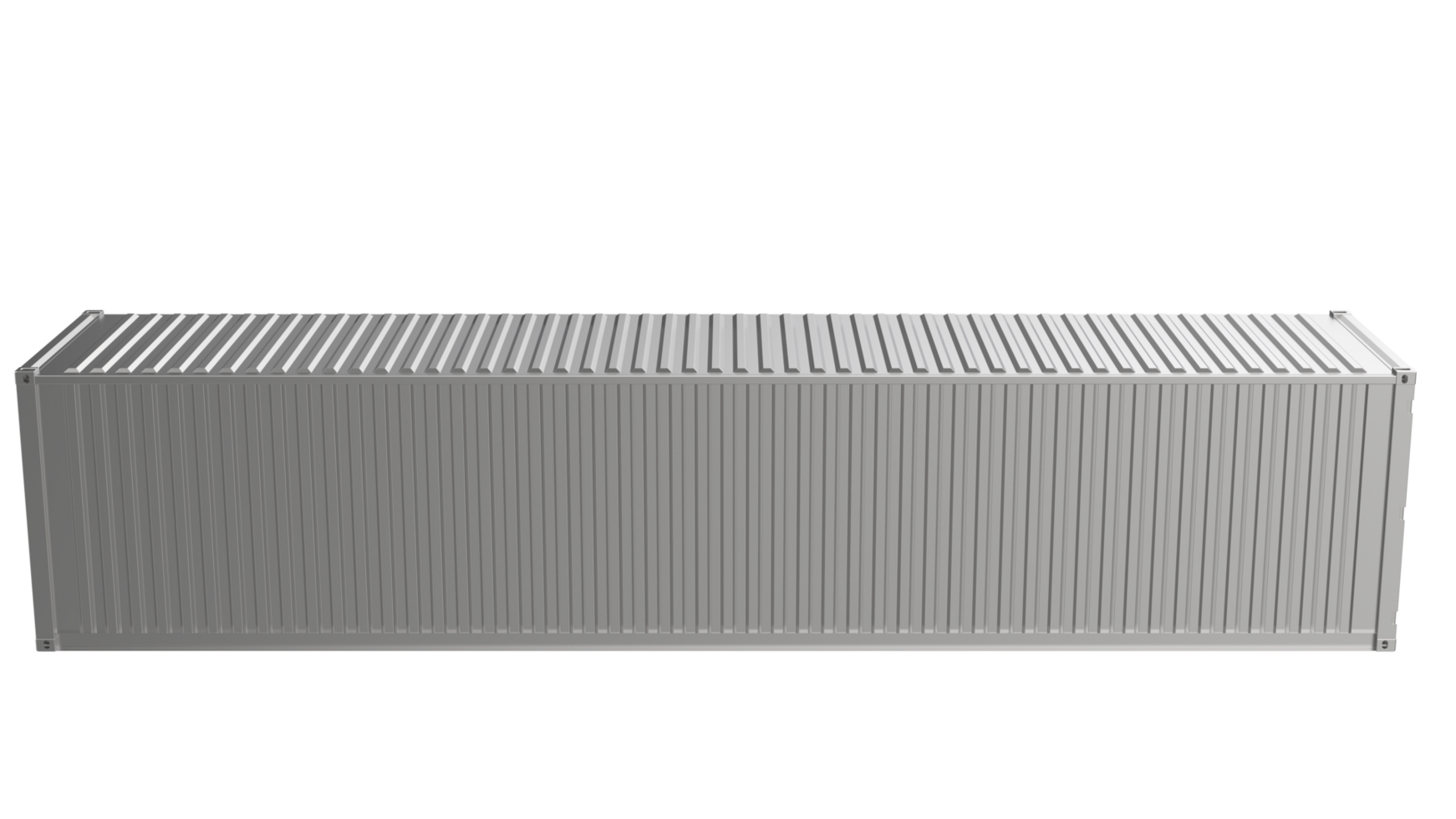 Shipping container isolated on background. 3d rendering - illustration png