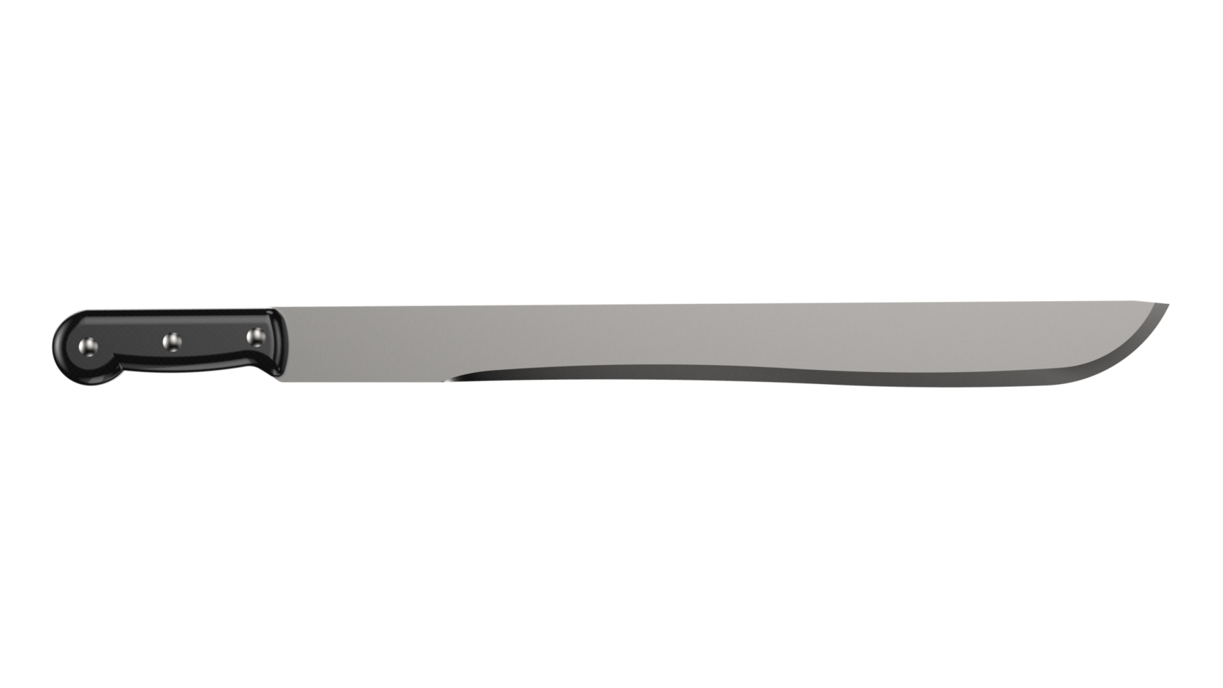 Machete isolated on background. 3d rendering - illustration png