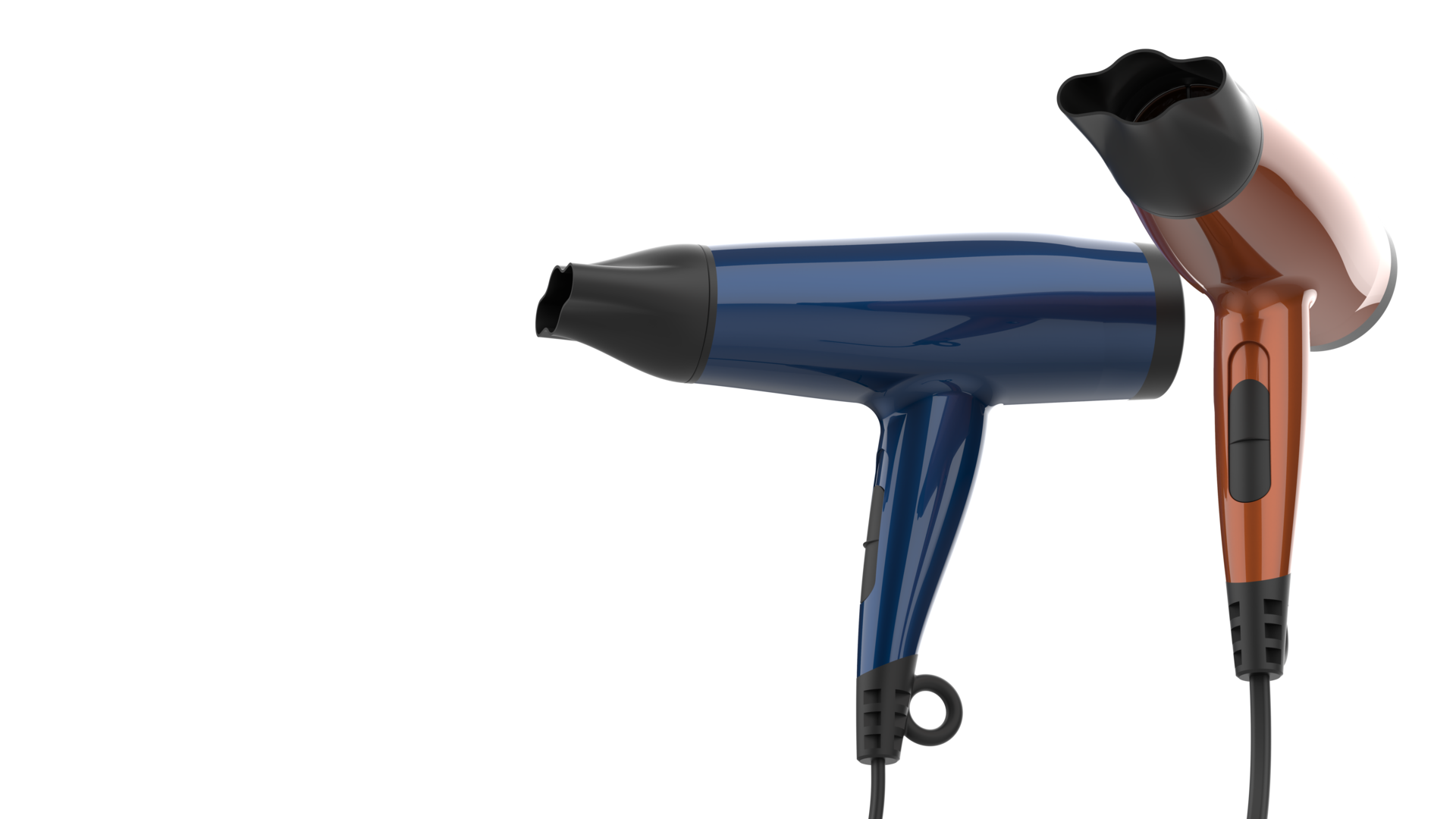 Hairdryer isolated on background. 3d rendering - illustration 37375276 PNG