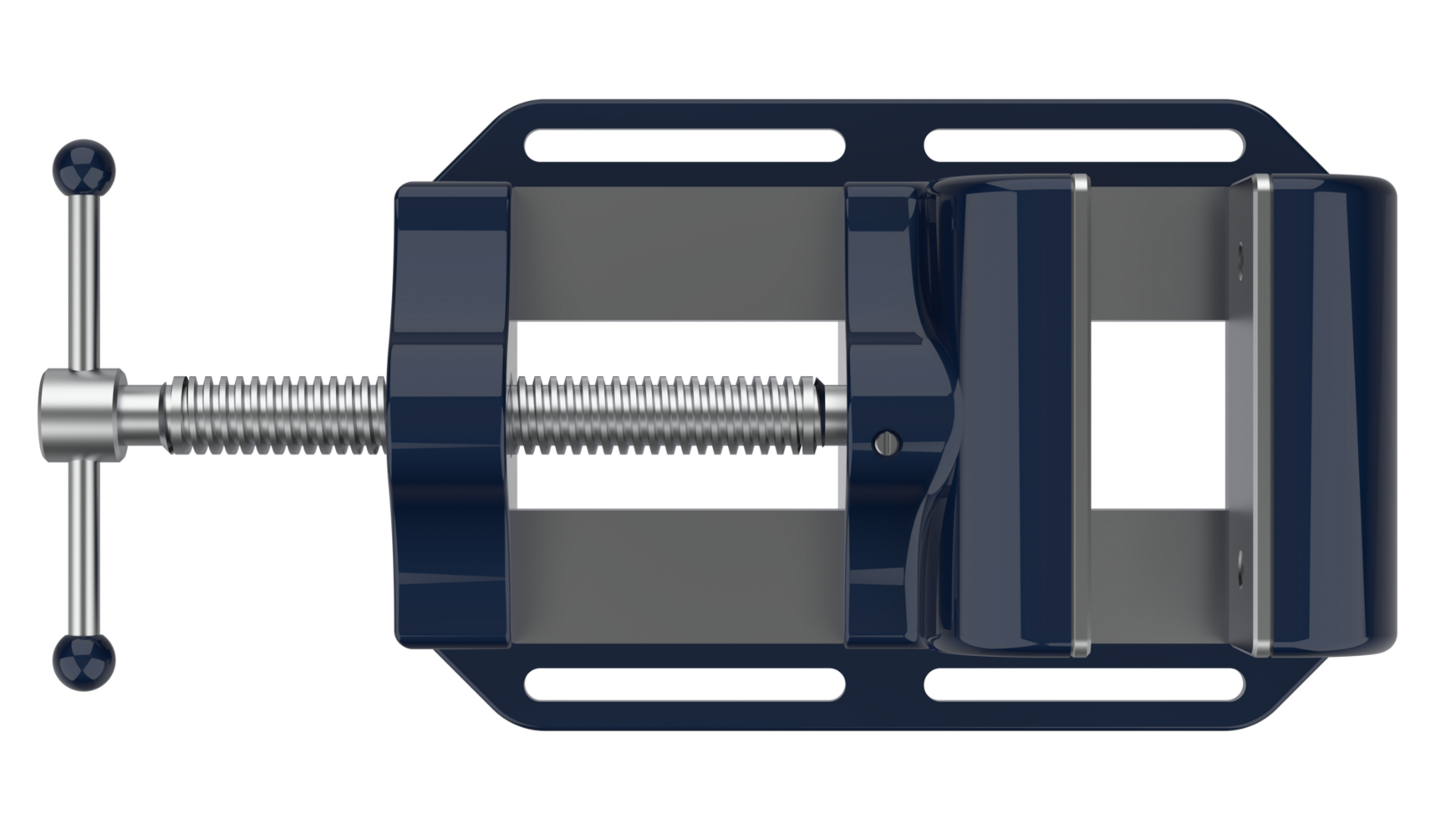 Vise isolated on background. 3d rendering - illustration png