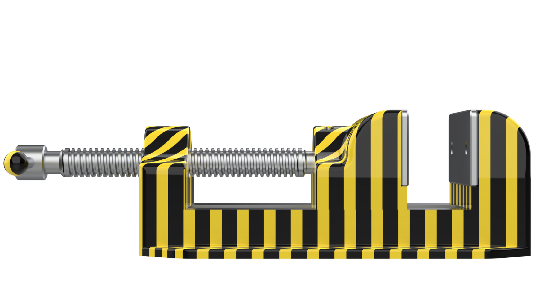 Vise isolated on background. 3d rendering - illustration png