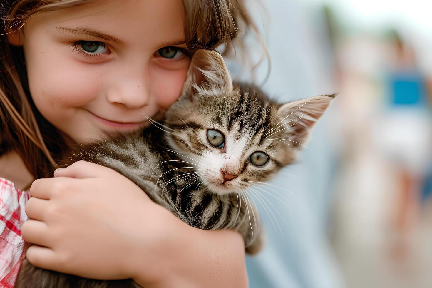 AI generated Heartfelt Bonds Love Scenes at Pet Adoption Day photo