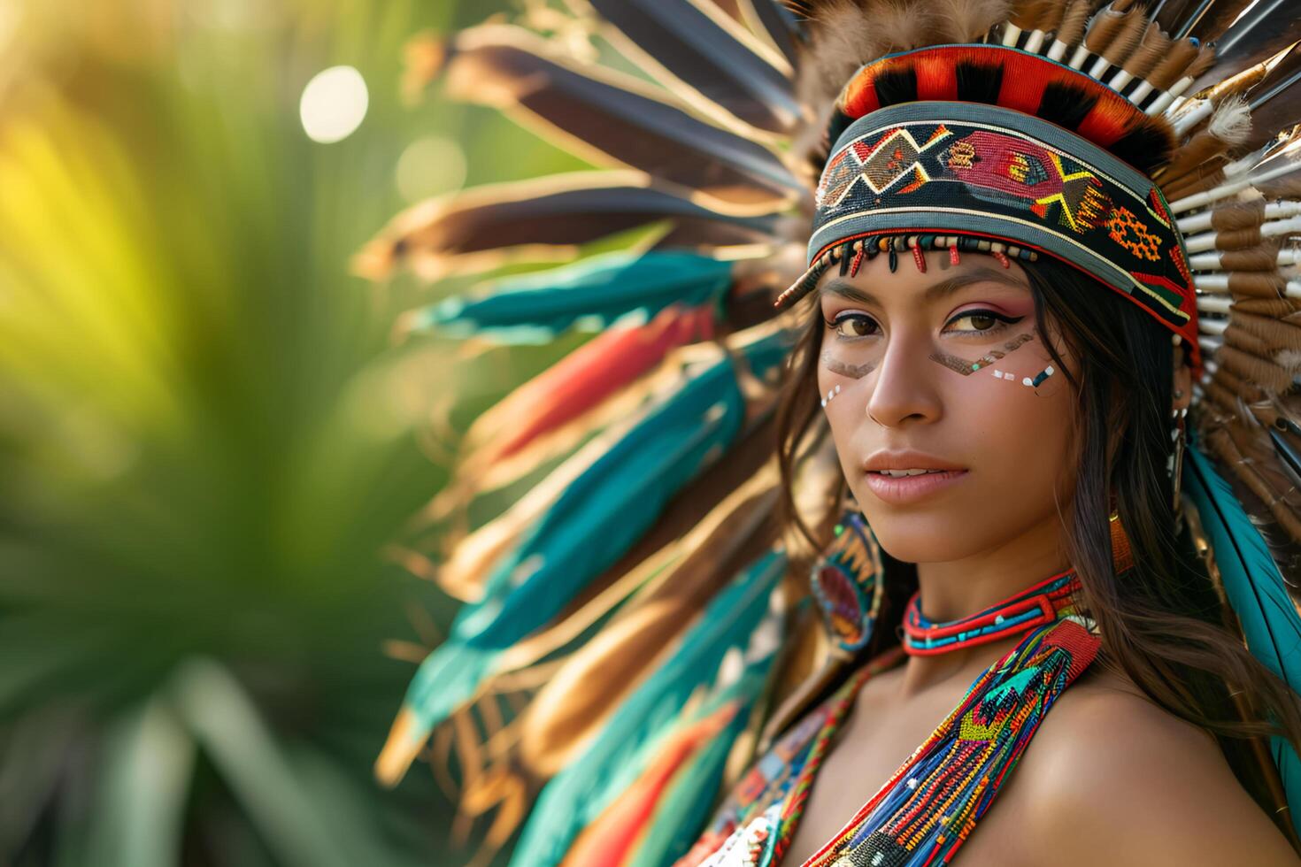 ai generado cultural elegancia explorador belleza en mexicano gente estilo foto