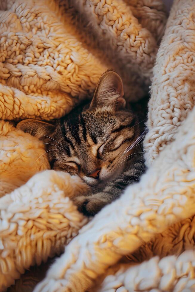 AI generated Paws and Play A Day in the Life of a Happy Cat photo