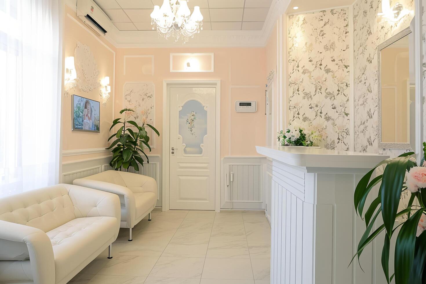 AI generated Radiant Transformation Aesthetic Clinic's Promotional Elegance Unleashed photo