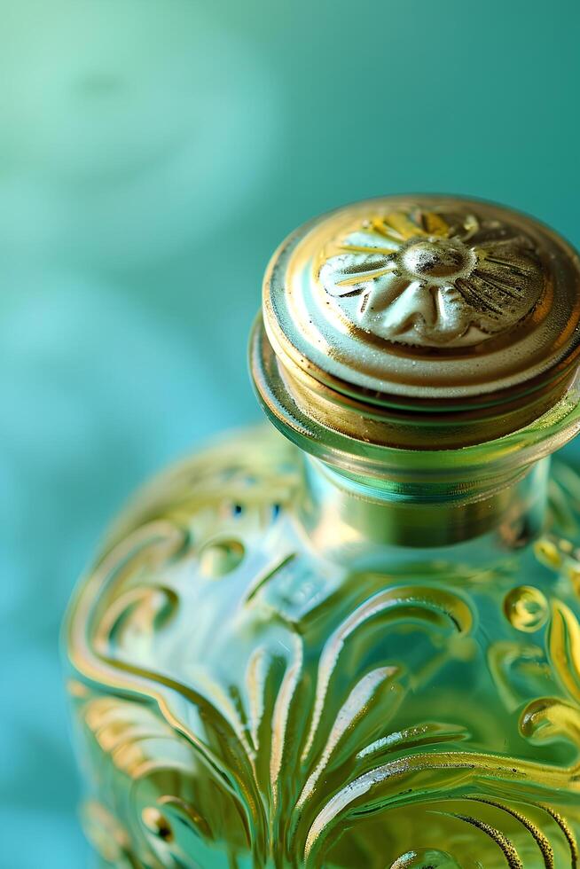 AI generated Springtime Elegance The Delicate Design of a Perfume Bottle photo