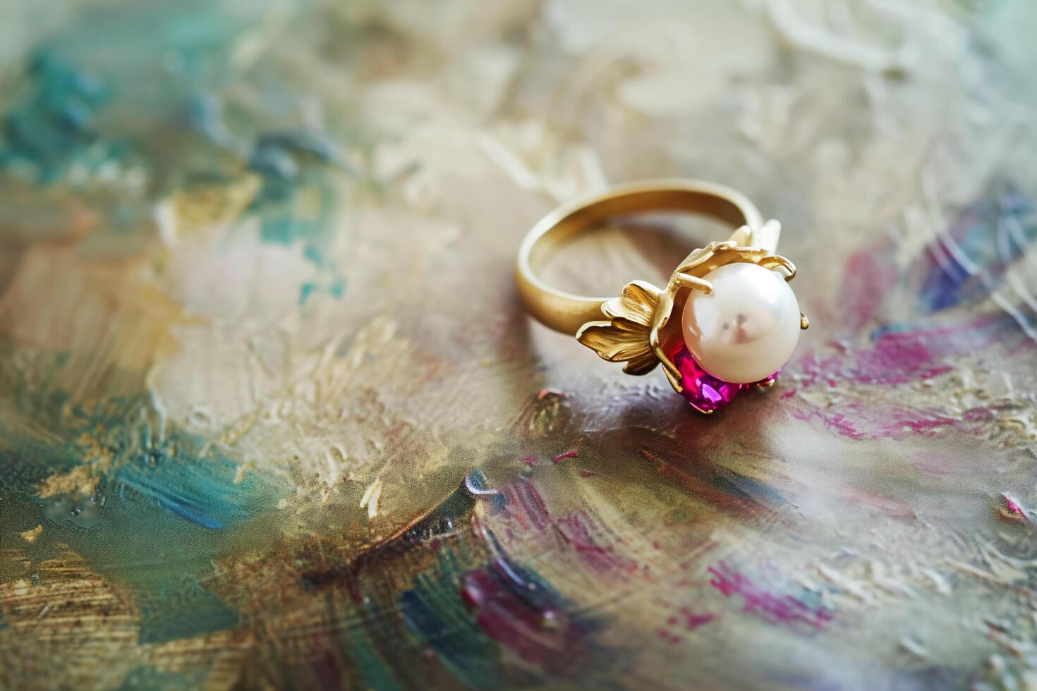 AI generated Blossoming Beauty Spring-inspired Jewelry Collection with Elegance photo