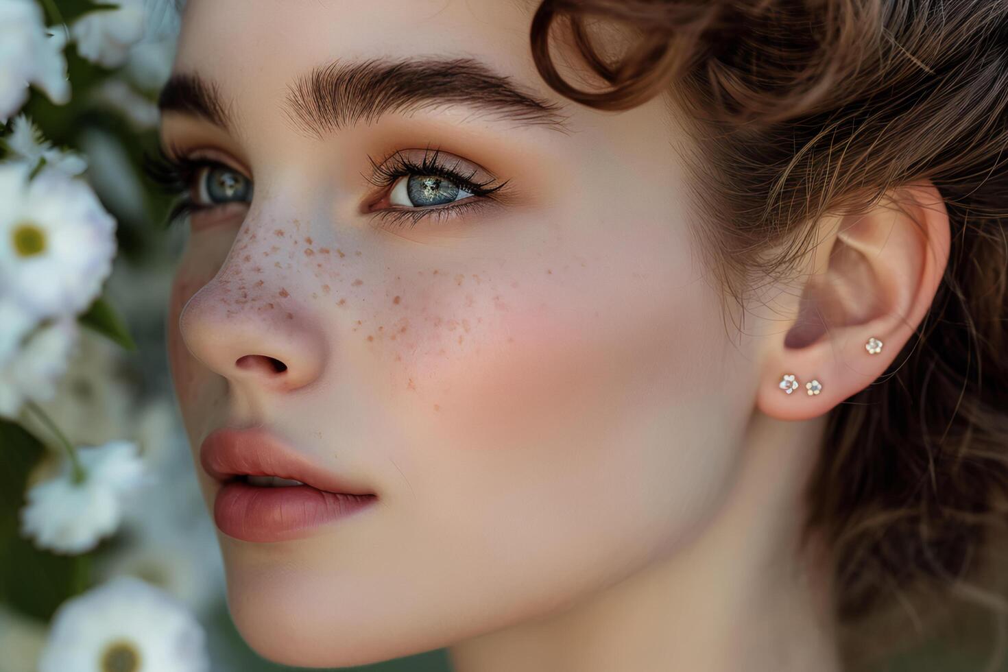 AI generated Radiant Spring A Banner of Beauty, Nature, and Timeless Elegance photo