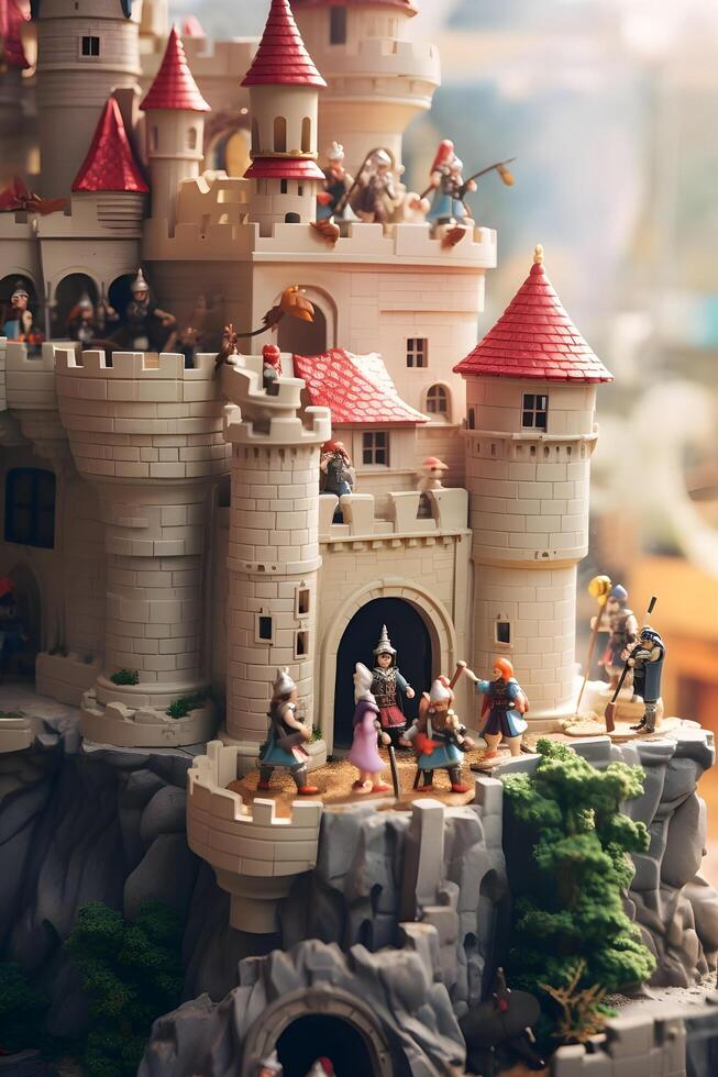 AI generated Enchanting Innocence Cute Imagery of a Little Princess photo