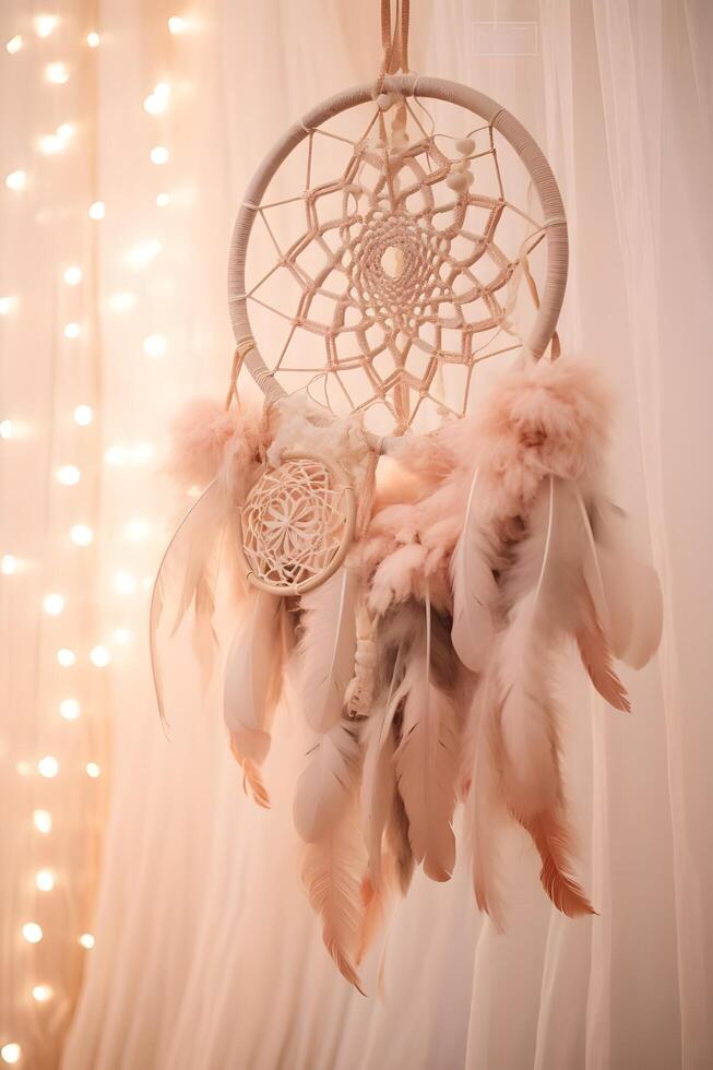 AI generated Nurturing Elegance A Boho Baby Nursery in Cozy Muted Tones photo