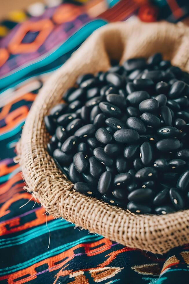 AI generated Culinary Fiesta Bold and Fresh Flavors in a Folk-Patterned Palette photo