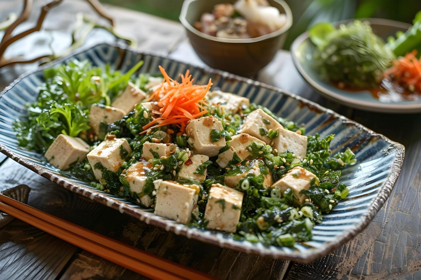 Tofu Salad Stock Photos, Images and Backgrounds for Free Download