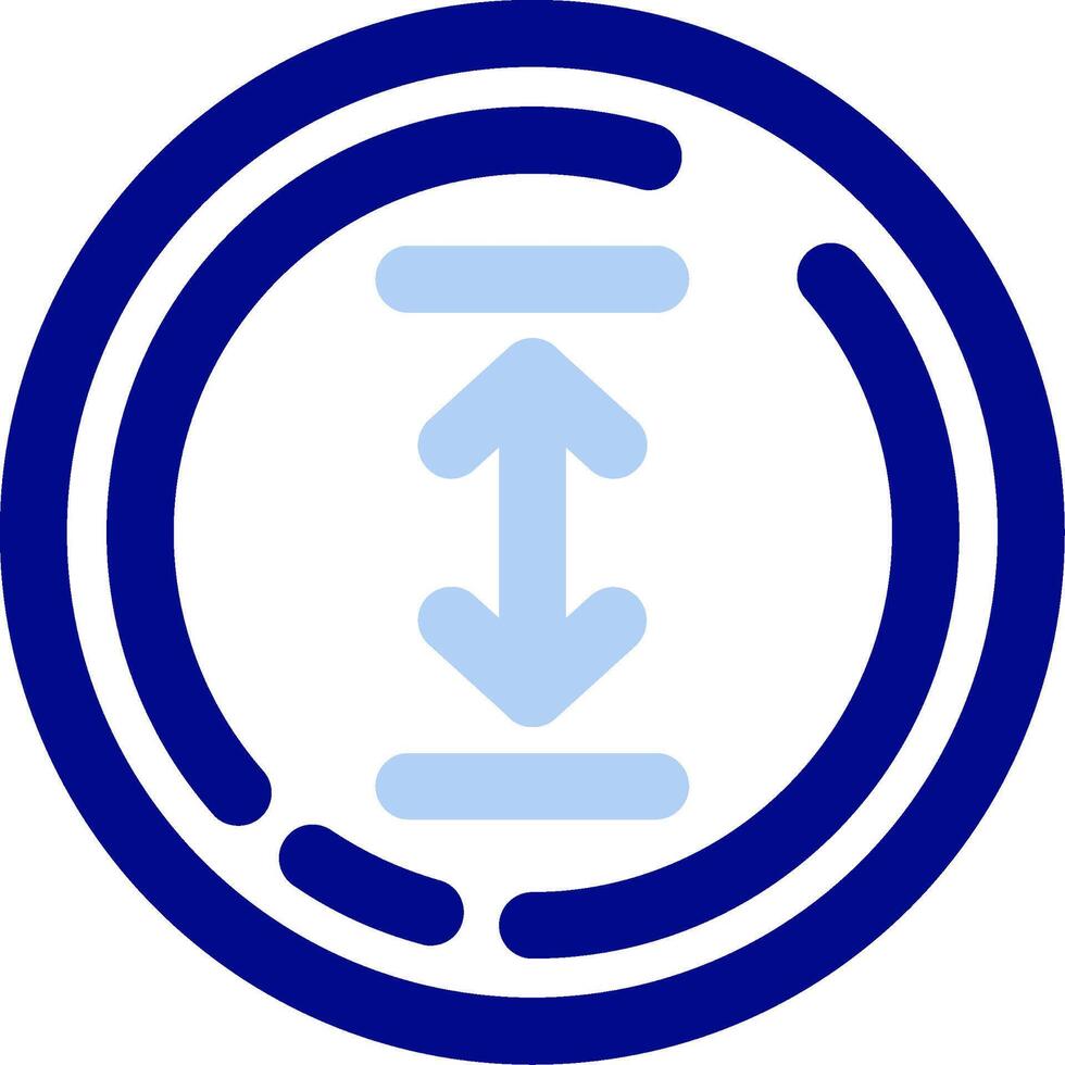 Up and down arrow Line Filled Icon vector