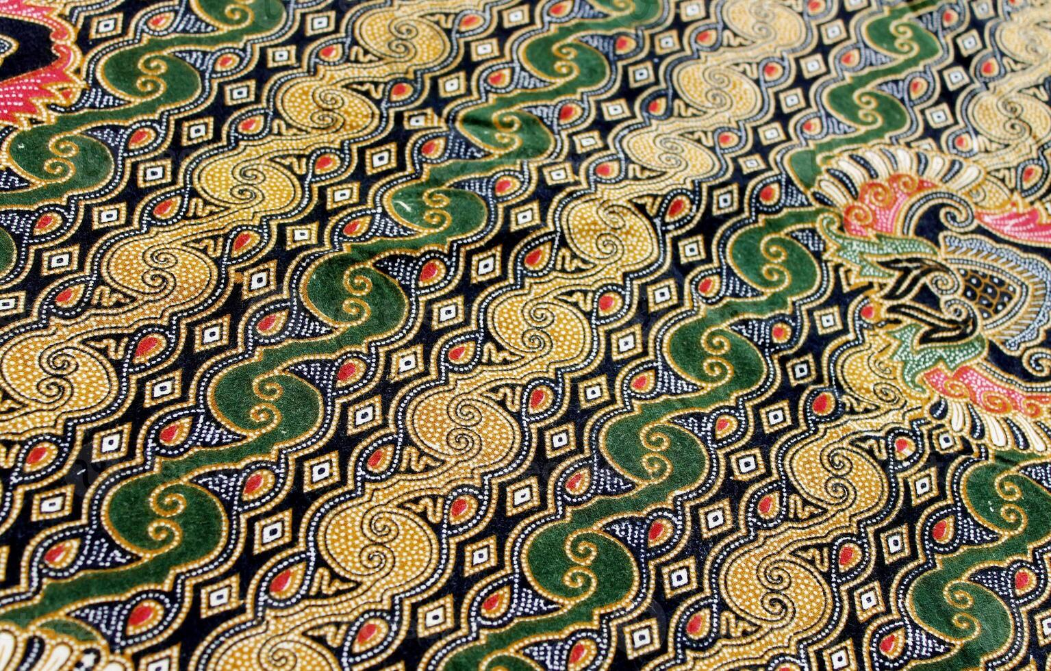 Indonesian Heritage Traditional Java Batik Pattern photo