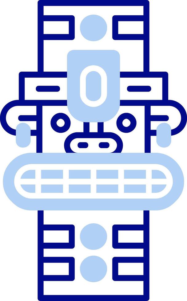Totem Line Filled Icon vector