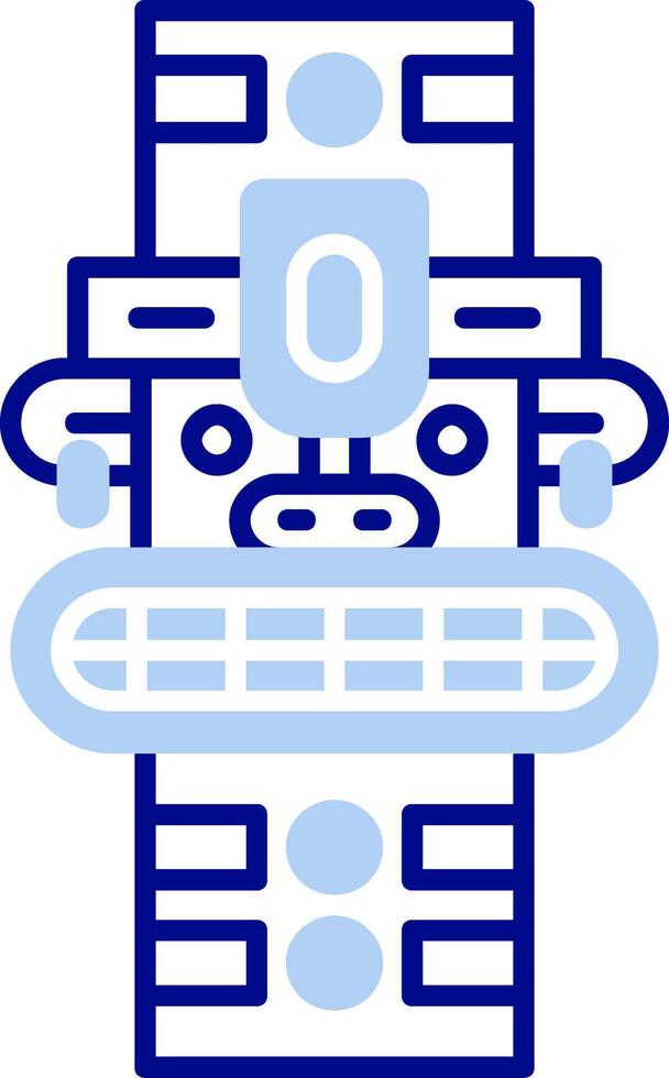 Totem Line Filled Icon vector