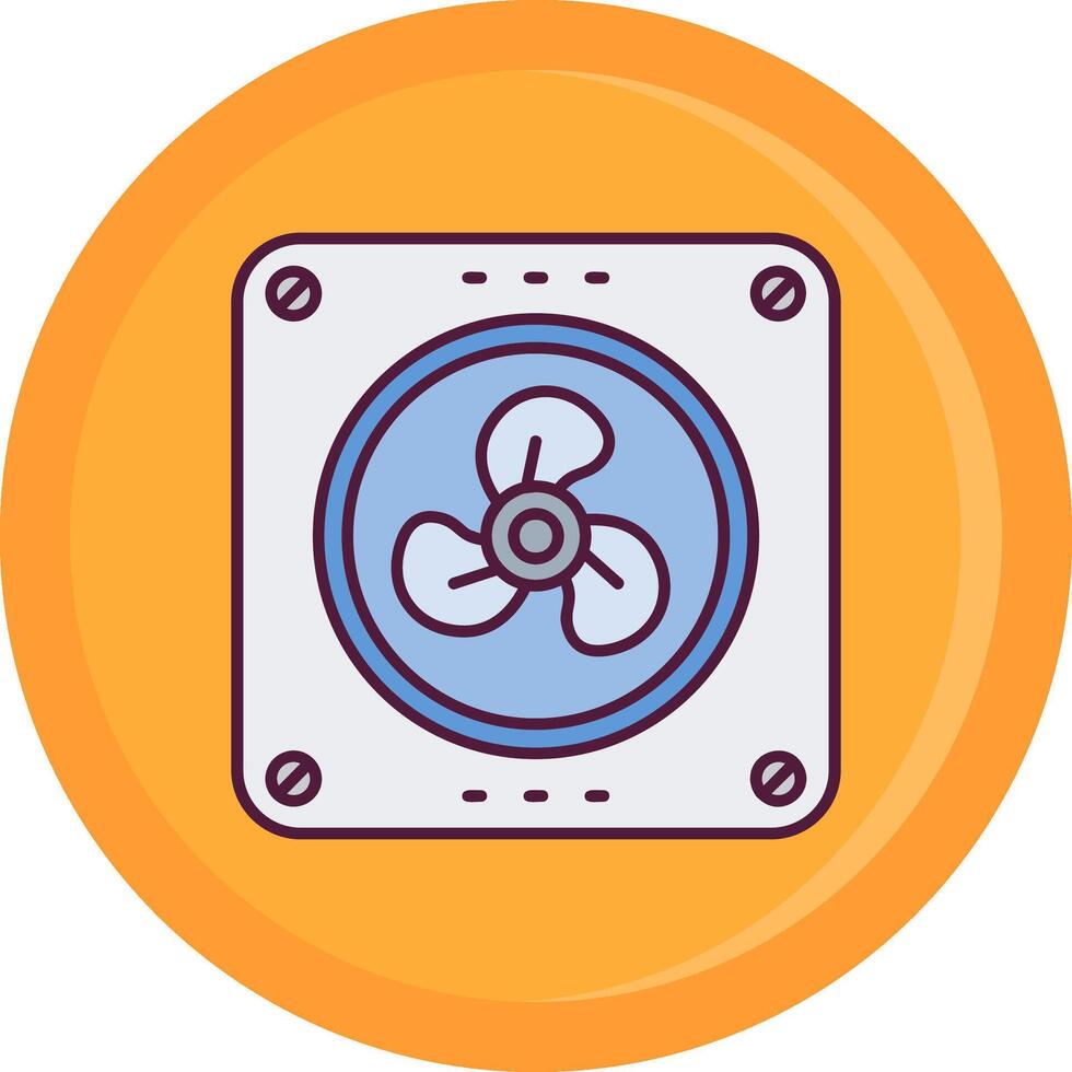 Extractor Line Filled Icon vector