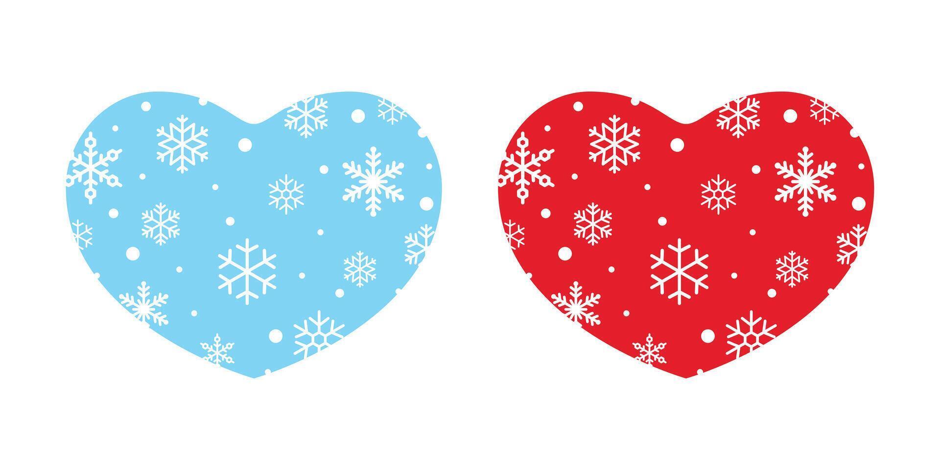 corazón vector enamorado icono Navidad copo de nieve logo símbolo dibujos animados personaje ilustración garabatear diseño