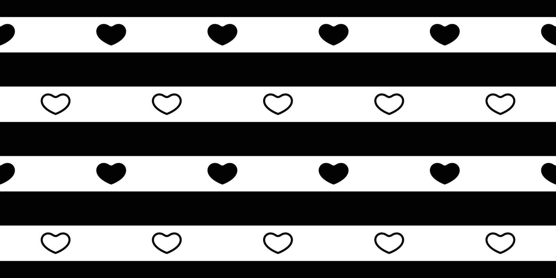 heart seamless pattern valentine vector stripes tile background scarf isolated repeat wallpaper cartoon illustration doodle design