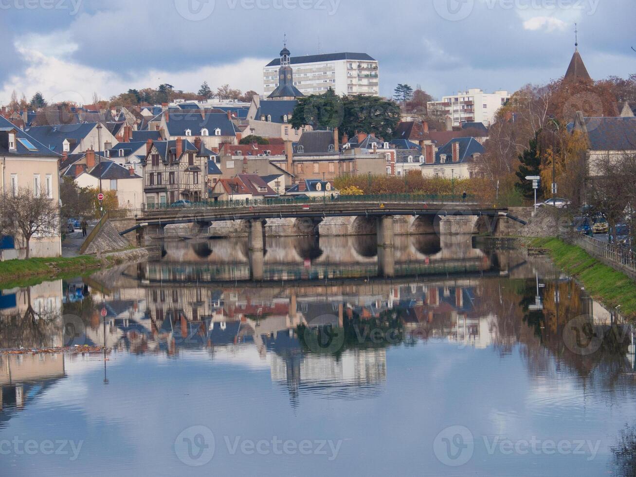 a bridge over a river photo