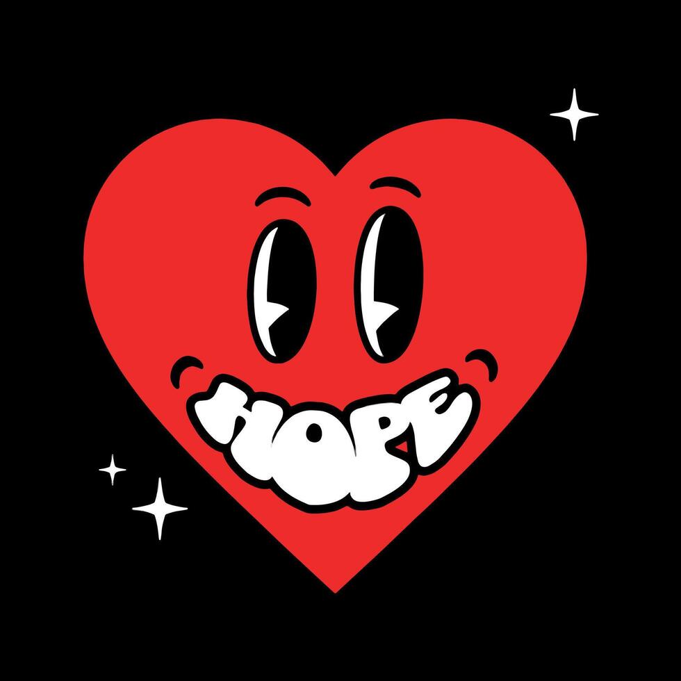 Mascot Heart Vector Art, Illustration and Graphic