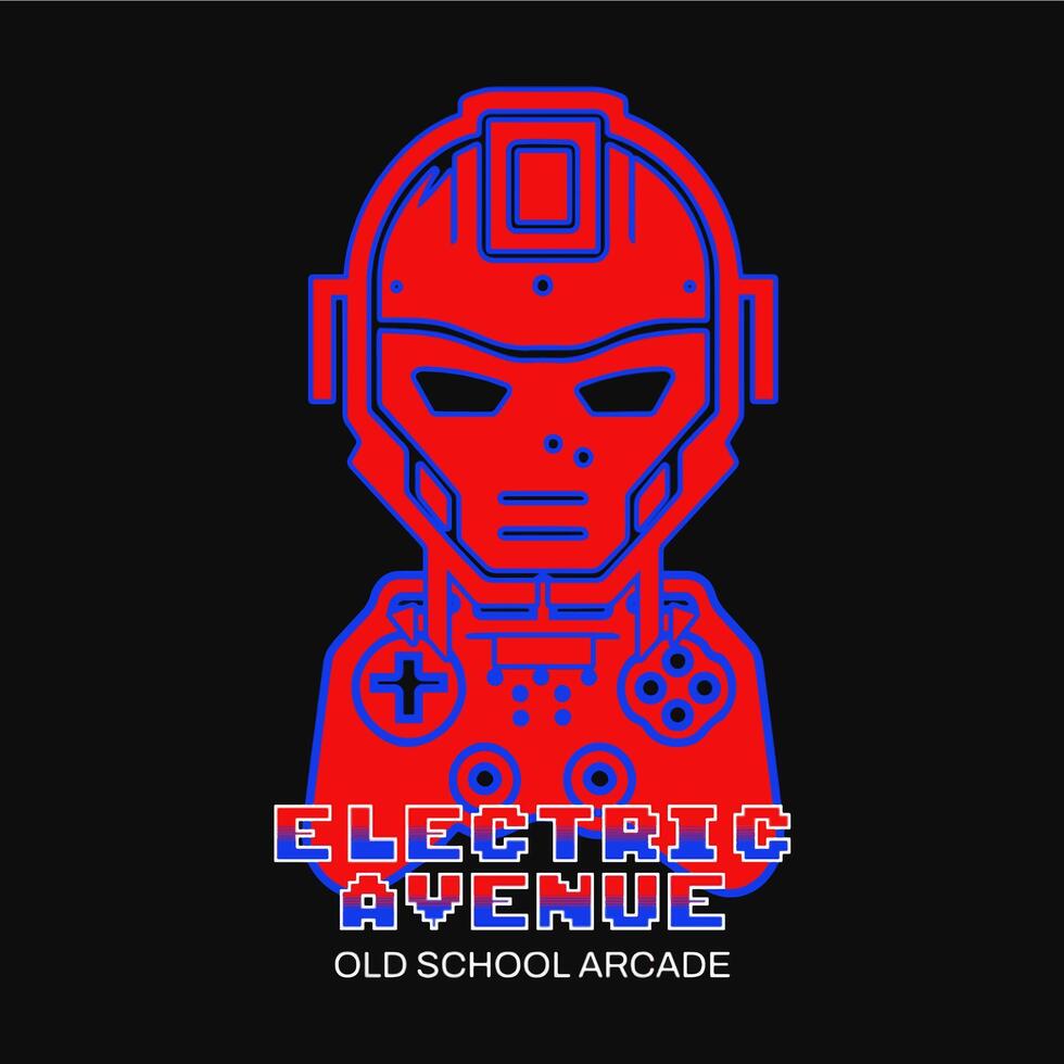 Robot Electric Vector Art, Illustration and Graphic