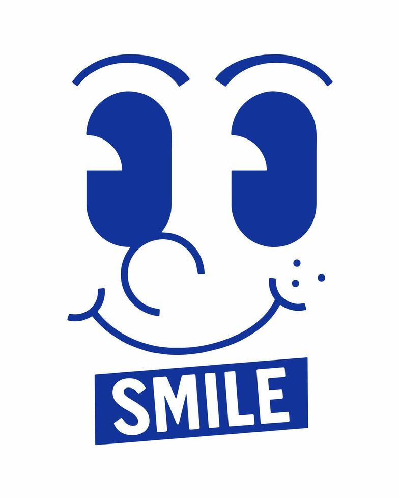 Smile Face Vector Art, Illustration and Graphic