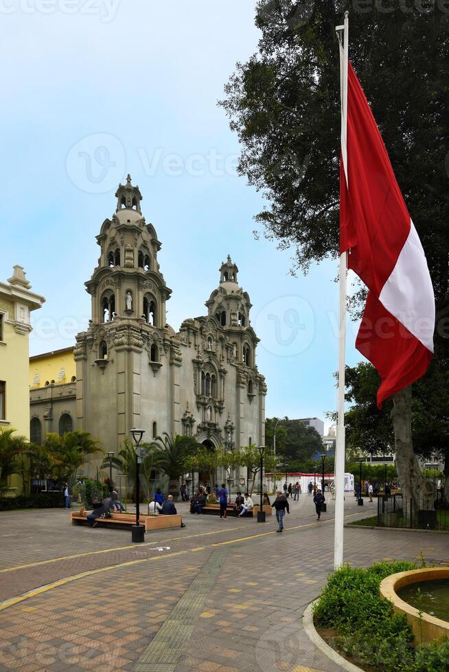 milagro Virgen iglesia, miraflores, lima, Perú foto