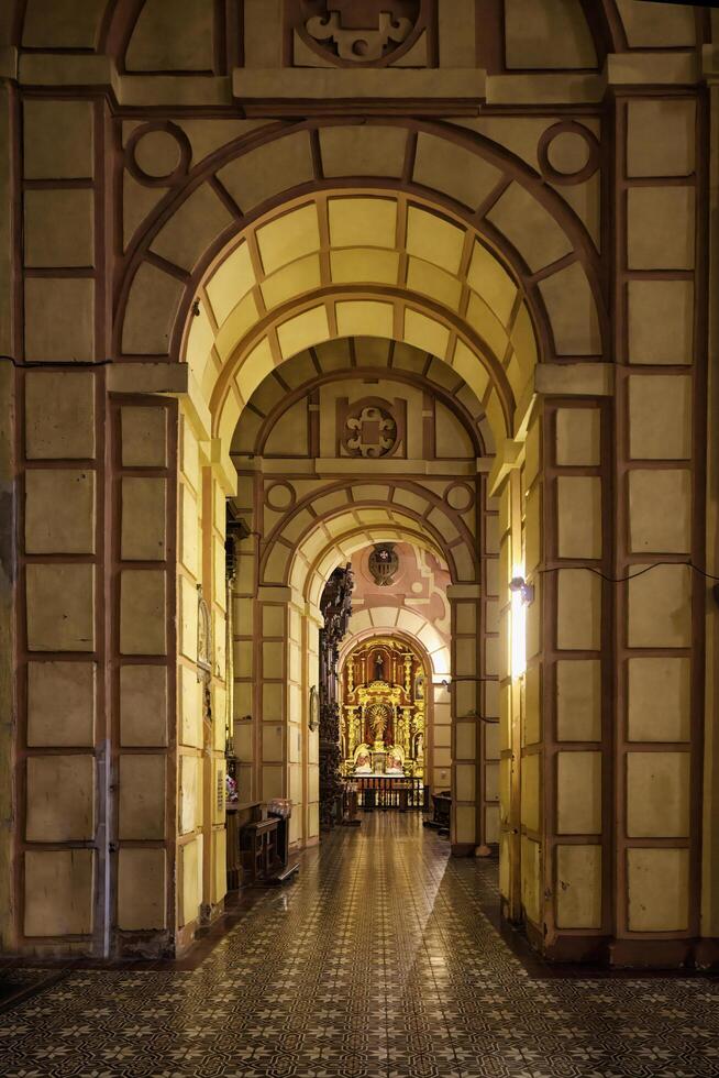 Lima, Peru, 2022 - Basilica and Convent of the Virgin of Mercy, Side Chapel, Lima, Peru photo