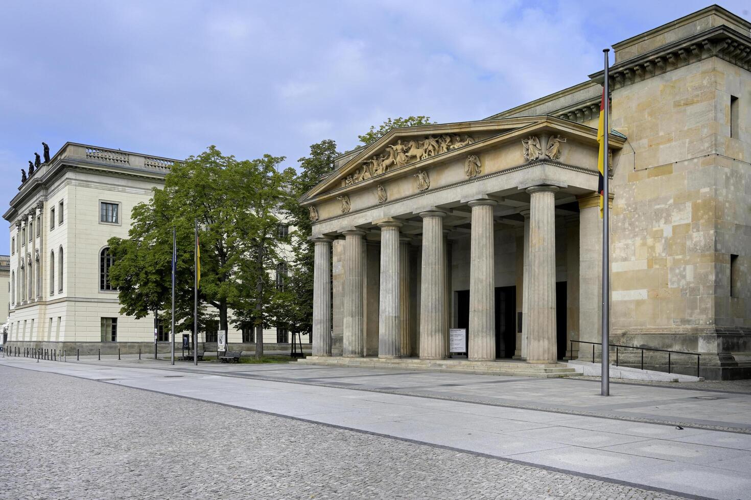 Berlin, Germany, 2021 - Central Memorial to the Victims of War and Tyranny, Neue Wache, Unter den Linden, Berlin, Germany photo