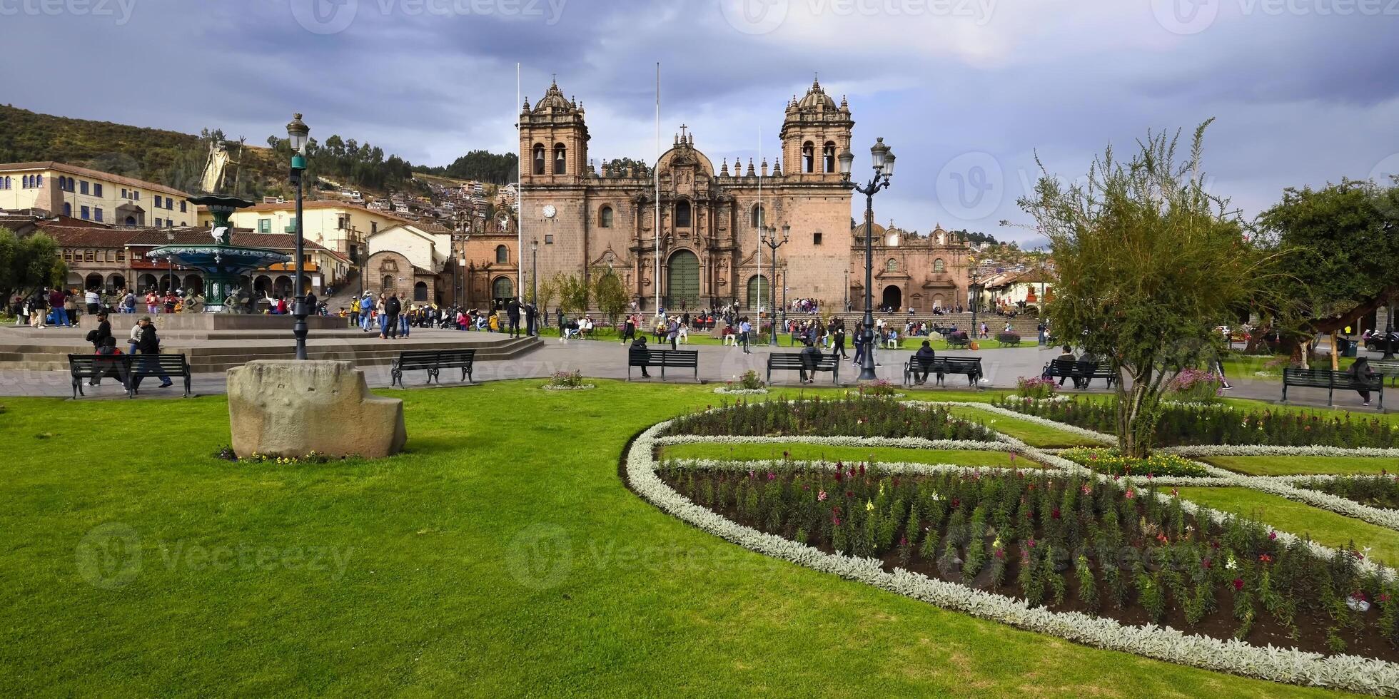 catedral de cusco o catedral basílica de el Virgen de el suposición, plaza Delaware armas, cusco, Perú foto