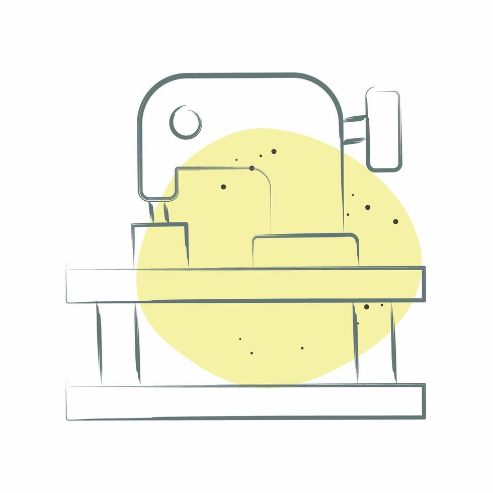 Icon Shoe. related to Shoemaker symbol. Color Spot Style. simple design editable. simple illustration vector