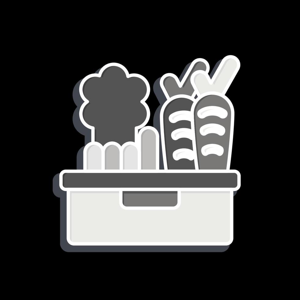 Icon Vegetable. related to Vegan symbol. glossy style. simple design editable. simple illustration vector