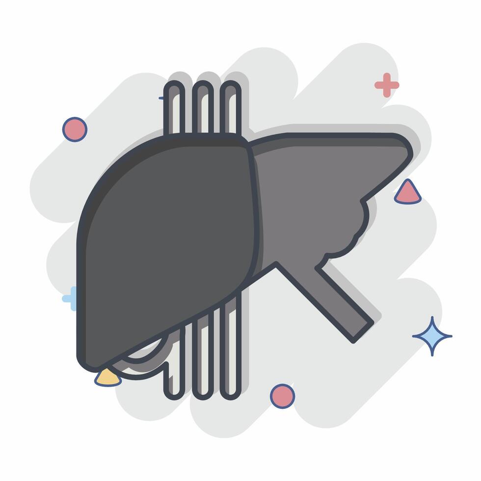Icon Healthy Liver. related to Hepatologist symbol. comic style. simple design editable. simple illustration vector