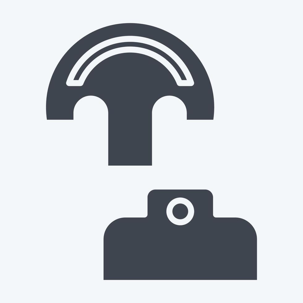 Icon Pattern. related to Shoemaker symbol. glyph style. simple design editable. simple illustration vector